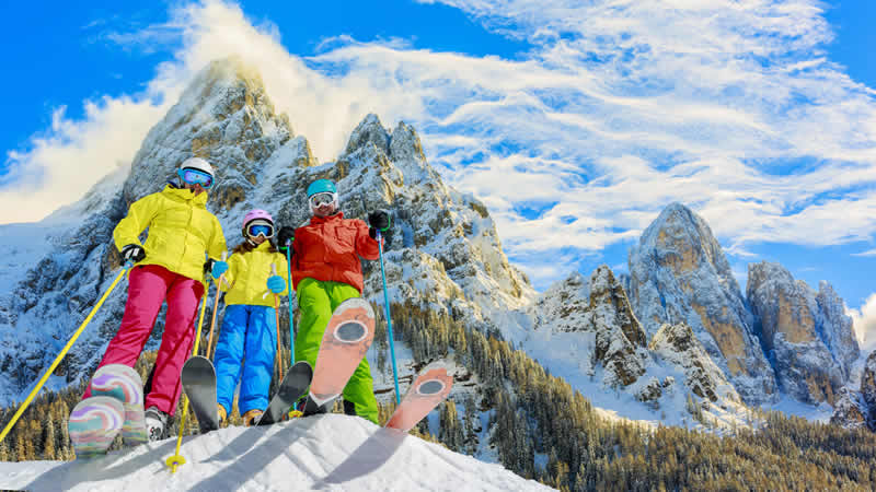 Wintersport in Trentino, Italiaanse Dolomiten